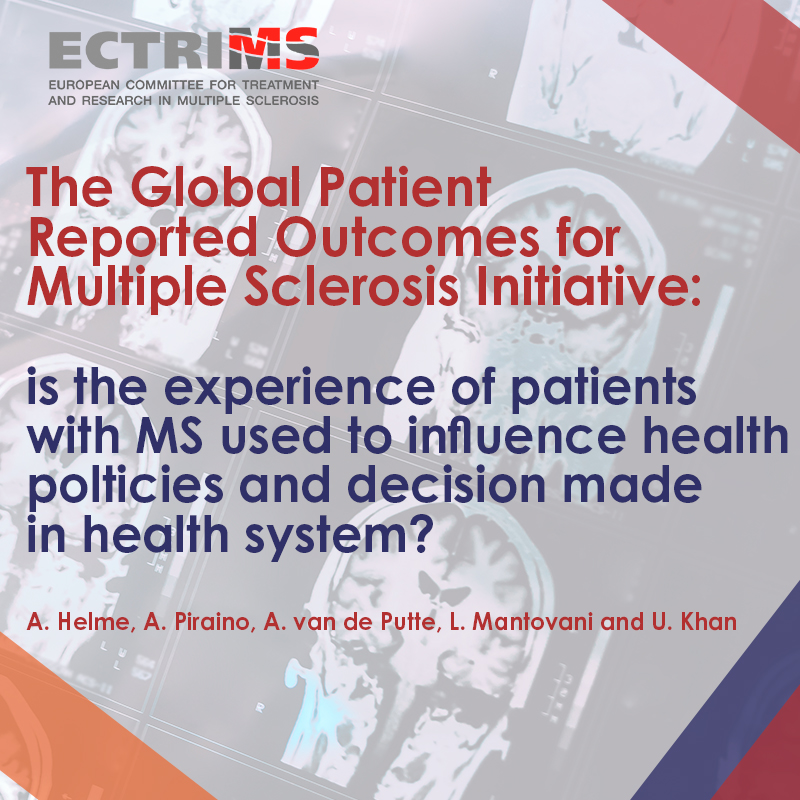 ECTRIMS The Global Patient Reported Outcomes for Multiple Sclerosis Initiative